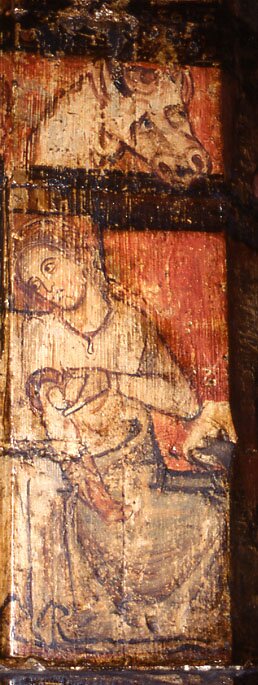 Nativity, Virgin suckling Christ Child,  (80KB)